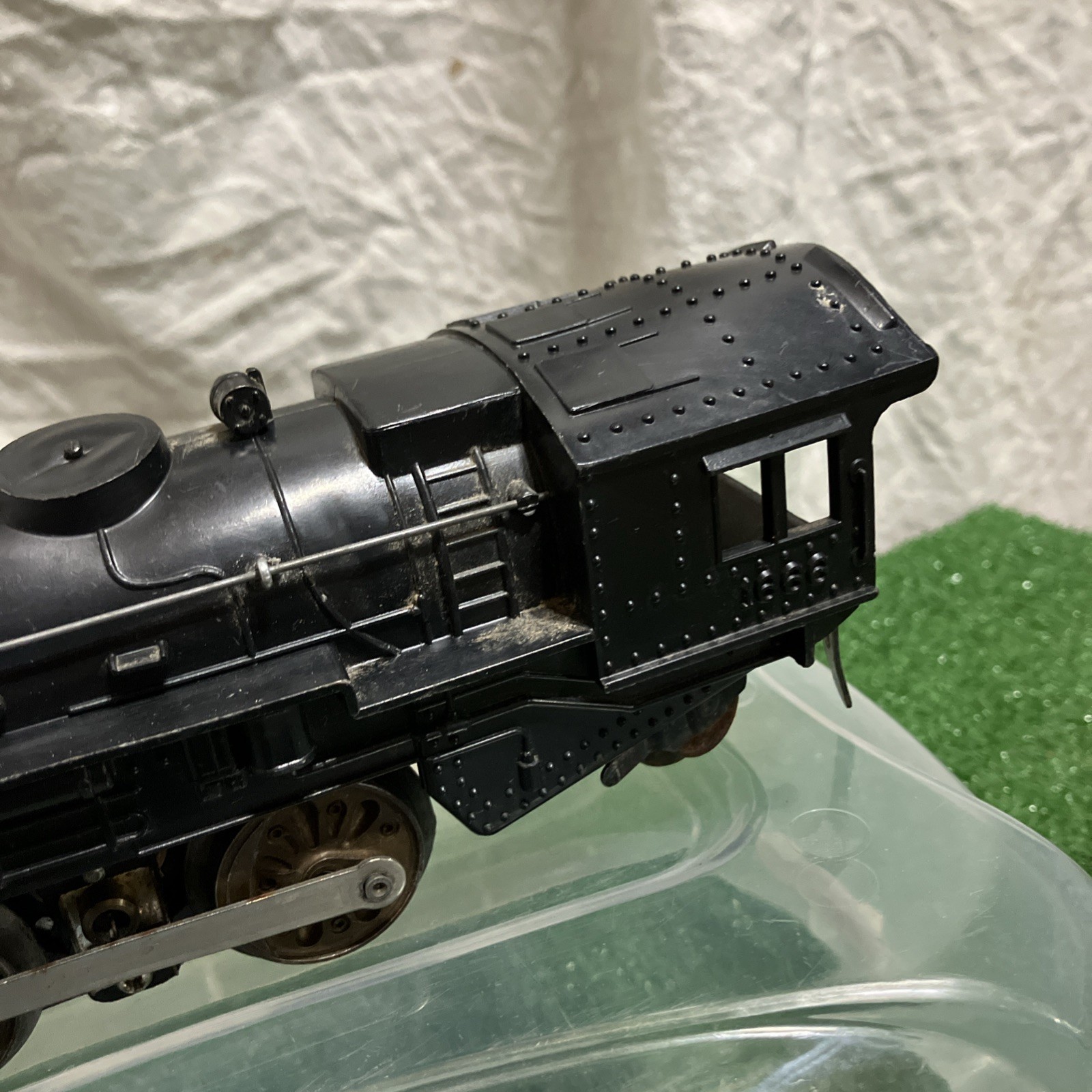 Marx Train 1666 Locomotive Engine ALLSTATE WEDGE TENDER tested works O Gauge O27