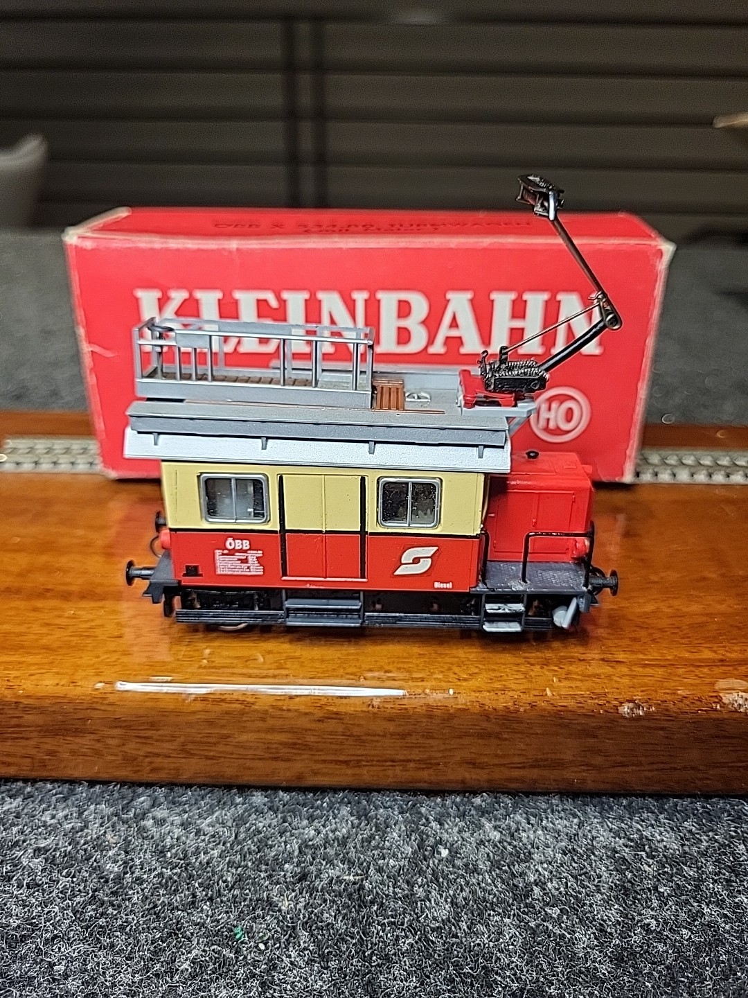 Vintage Kleinbahn HO Scale OBB X534.80 turmwagen Tower Maintenance Locomotive
