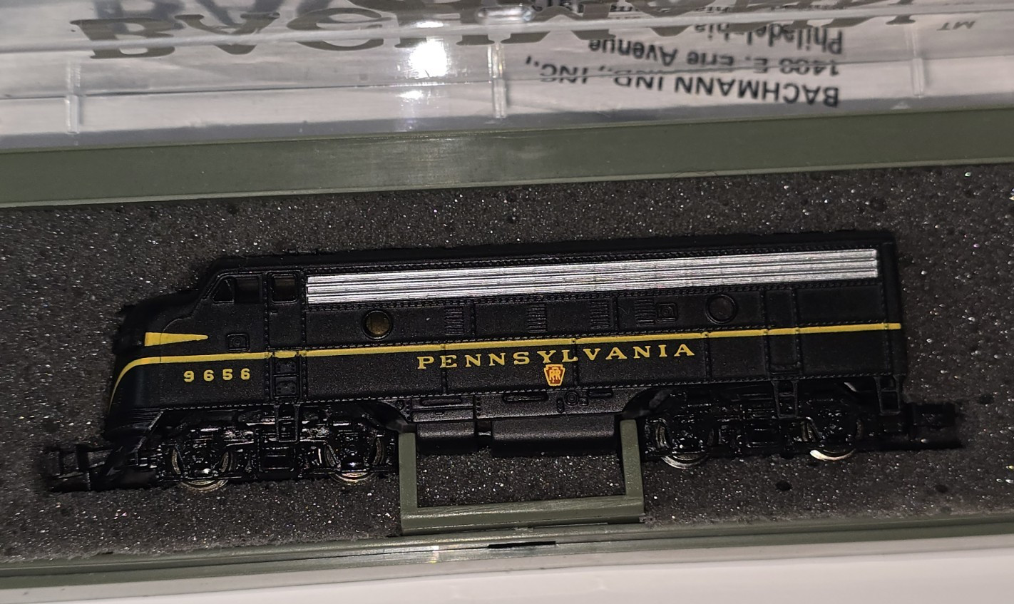 Bachmann Plus N Scale Pennsylvania Railroad PRR Emd F7A F7 A #9656 Locomotive