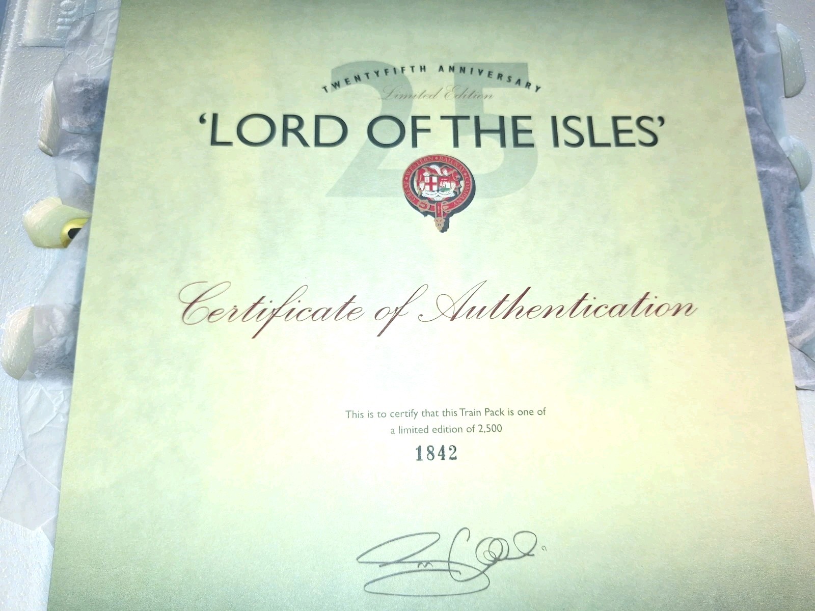 Hornby R2570 Lord Of the Isles Train Pack. Ltd Ed. Mint, Unused. OO Scale.Boxed