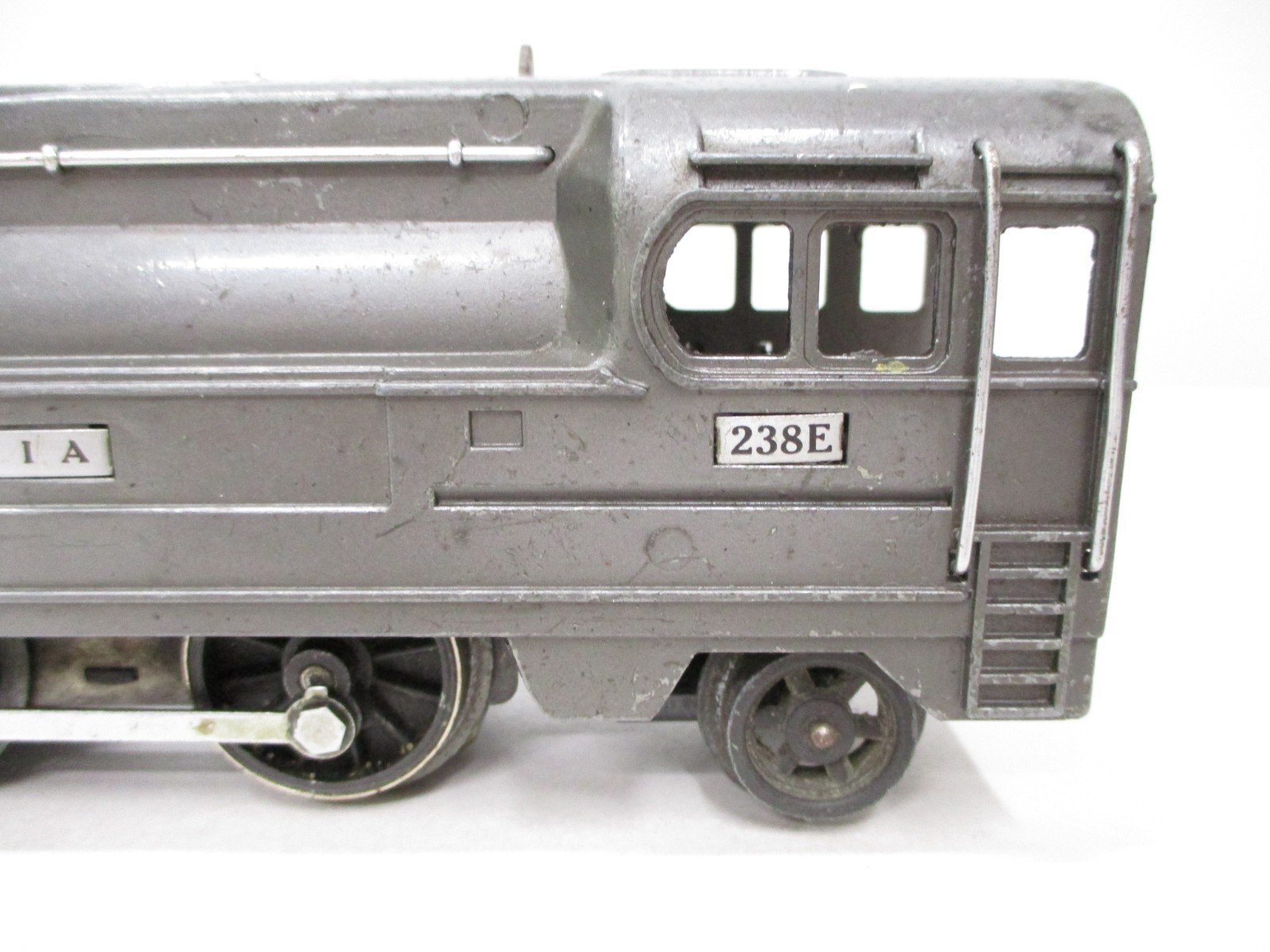 Lionel 238E PRR Torpedo Loco Gunmetal Gray Prewar O gauge X8485