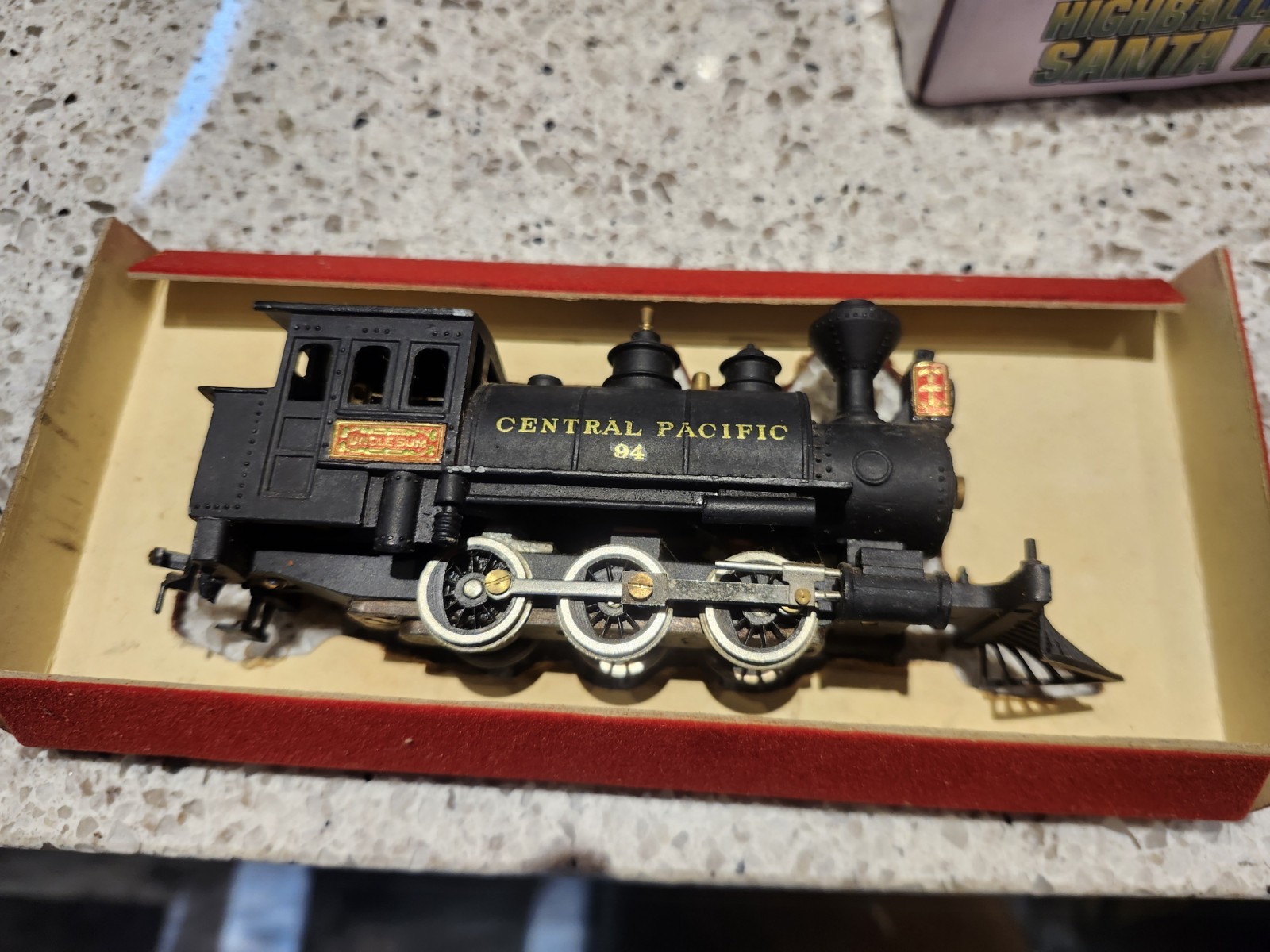 HO Aristo Craft Uncle Sum Switcher 1872 060 Central Pacific 94 Railroad Pioneer