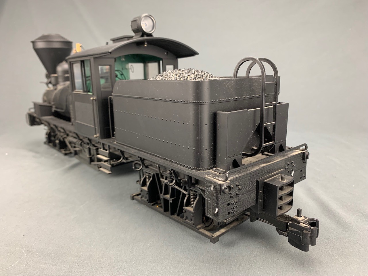 G Bachmann 81197 36 Ton Two Truck Shay Painted Unlett, w/Sierra Sound DNR G0100
