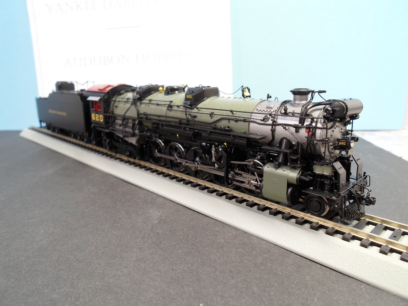 Glacier Park Models T&P I-1-ar Class 2-10-4 #620 Green Boiler Modernized, 1950’s