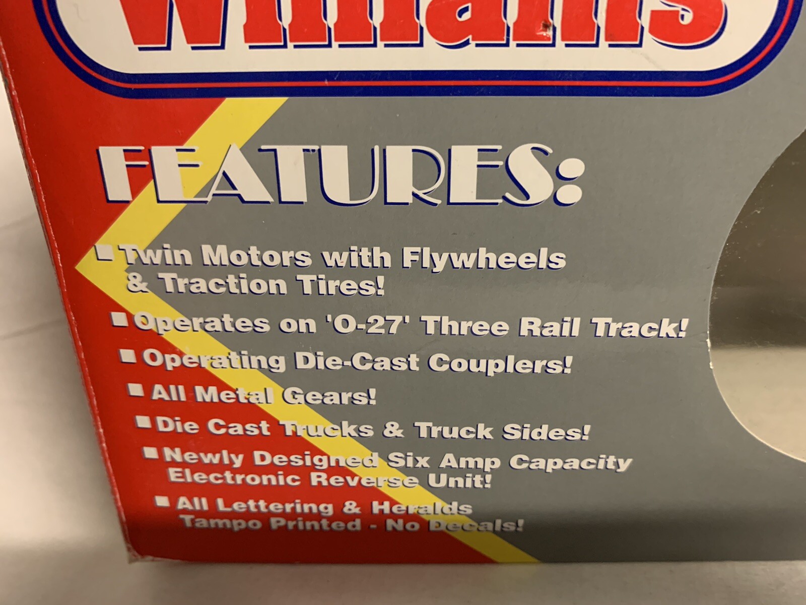 ✅WILLIAMS READING GP-9 DIESEL ENGINE W/ TRUE BLAST HORN & LIONEL TYPE COUPLERS!