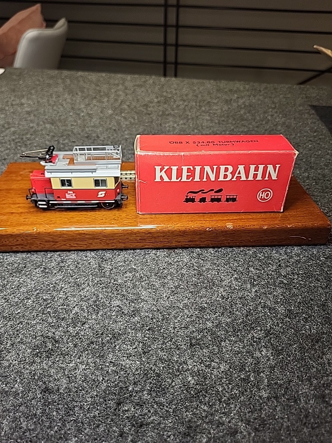 Vintage Kleinbahn HO Scale OBB X534.80 turmwagen Tower Maintenance Locomotive
