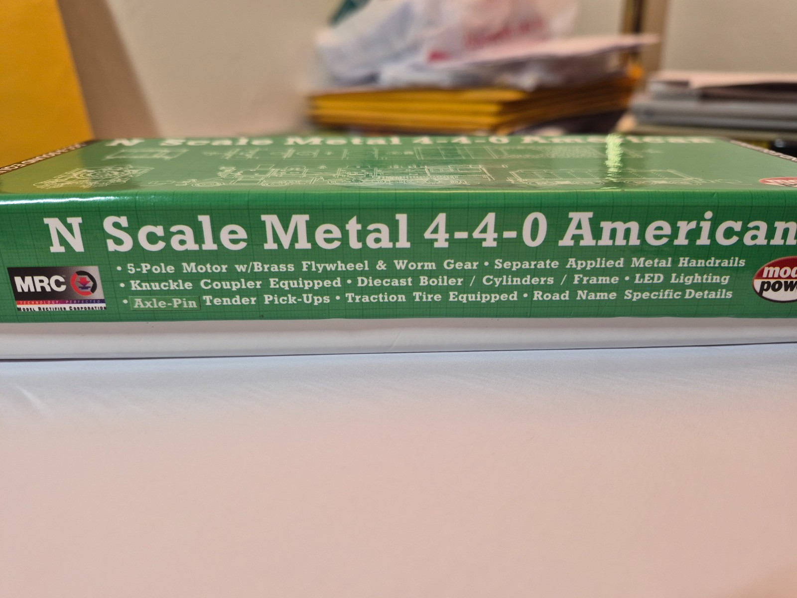MODEL POWER-MRC 876241 N SCALE CB&Q 4-4-0 AMERICAN DCC/SOUND EQUIPPED RD# 391