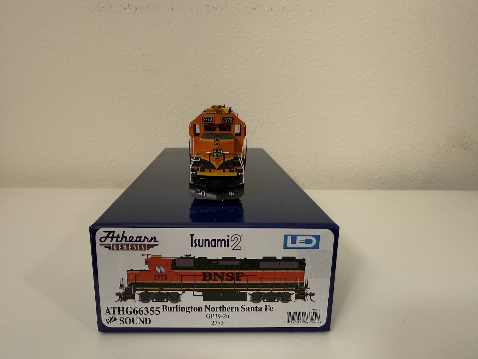BNSF EMD GP39-2u #2773 DCC& Tsunami2 Sound HO Scale ATHG66355 Athearn Genesis