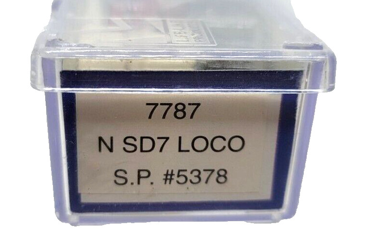 N Life-Like 7787 EMD SD-7 Southern Pacific Loco #5378 (Tested) knuckle cplrs