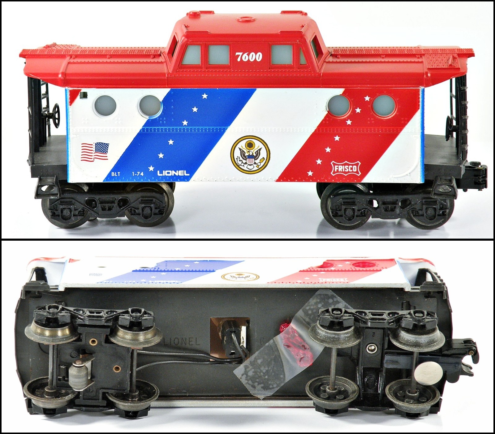 Lionel 6-1776 Spirit of ’76 Set Complete w/Loco Caboose 13-Cars 1975