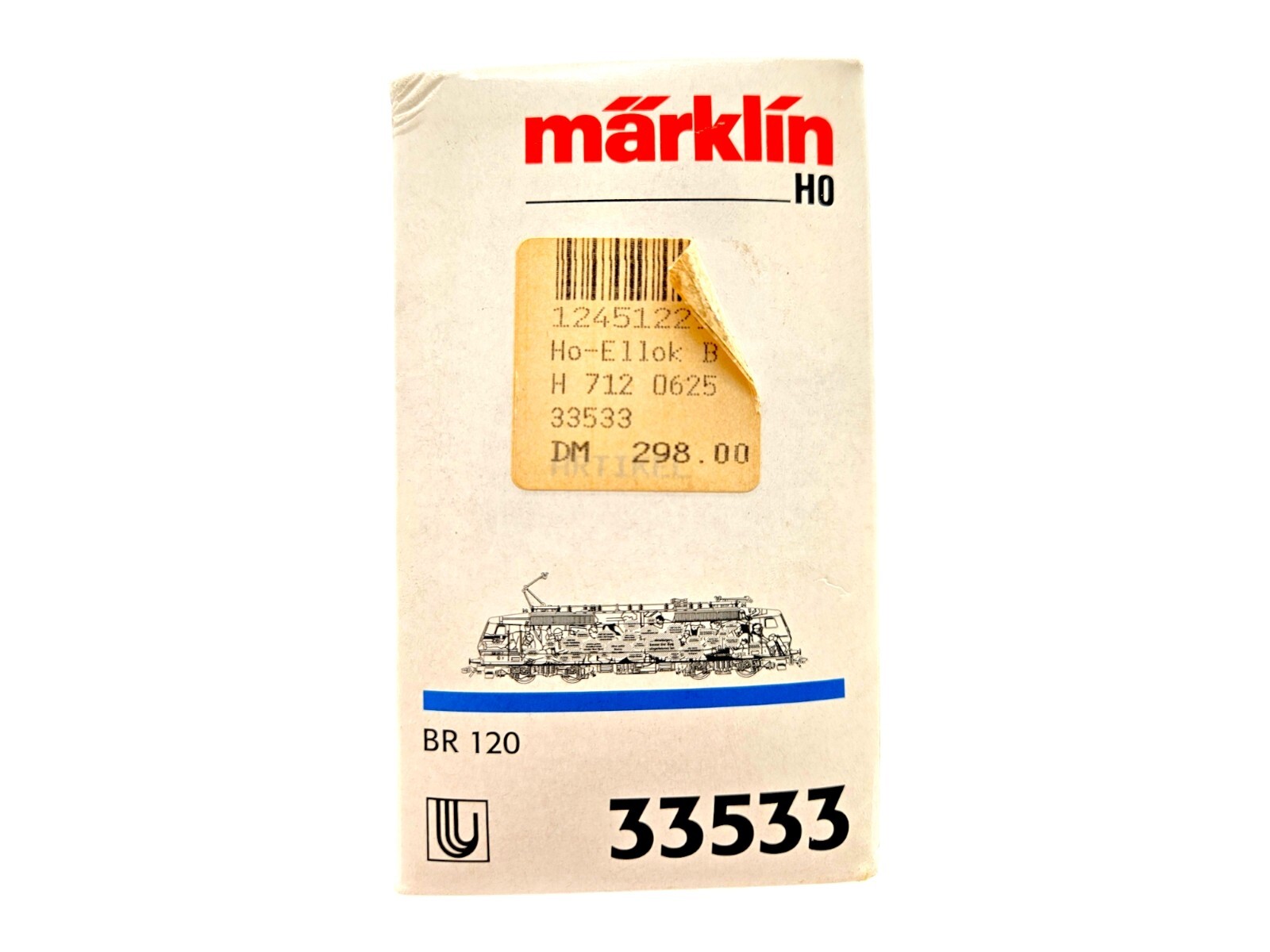 Märklin H0 33533 Electric Locomotive BR 120 for DELTA and Digital. NWT DM 298.00