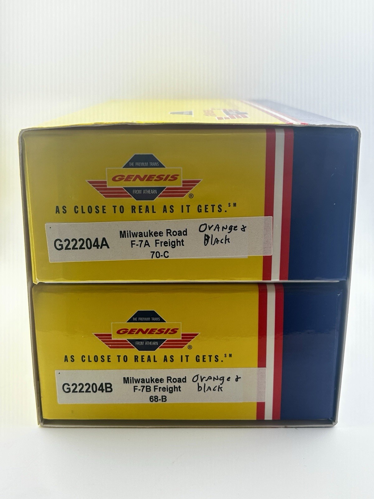 Athearn Genesis HO Milwaukee Road G22204 F-7A/F-7B Set Freight Locomotive