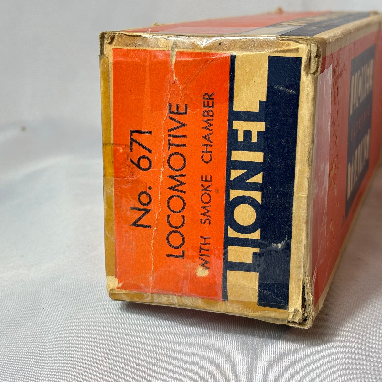 1946-49 Lionel 671 Steam Turbine Locomotive In Box W/ 2671W Tender O Gauge 6-8-6
