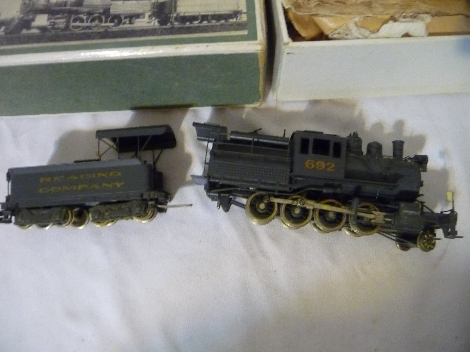 VTG 1961 GEM MODELS OLYMPIA EH-105 Reading Class 15C 2-8-0 Consolidated w/ Box