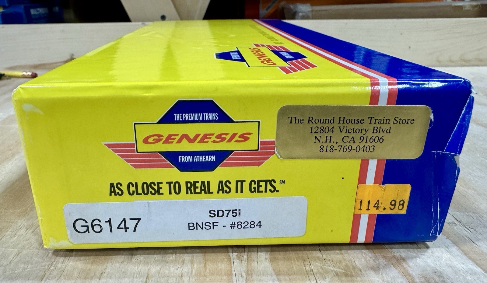 Athearn Genesis G6147 HO SD75 BNSF Rd #8284 New!