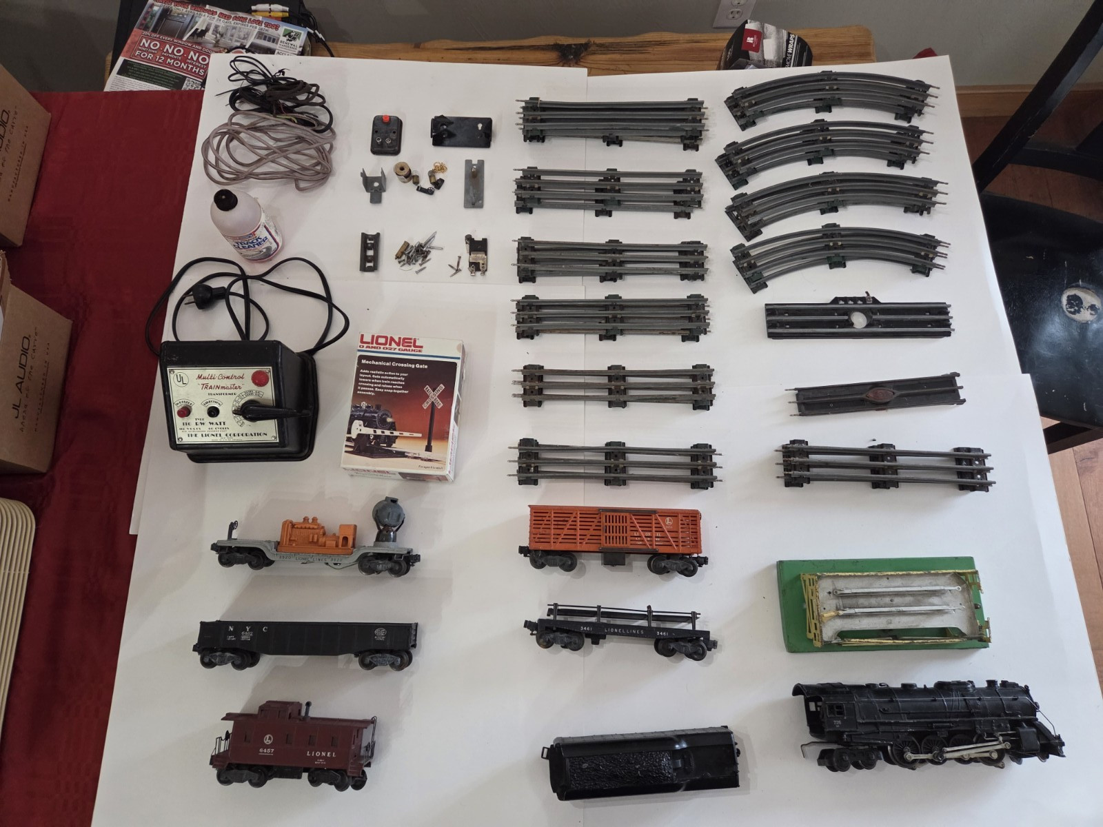 Vintage 1952 Lionel O Post War 2189WS Trans Continental Set w/ Cars Track & More