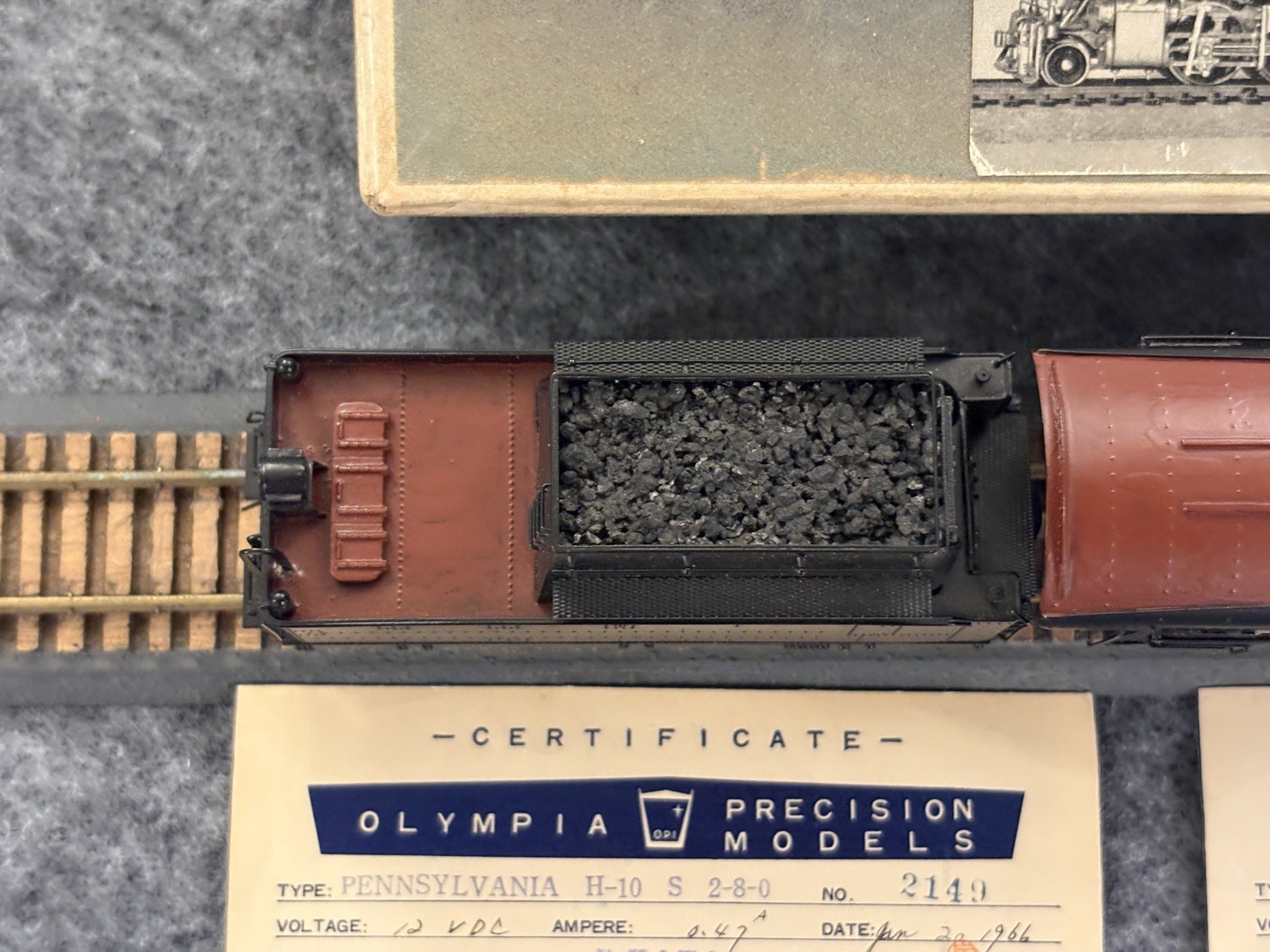 Olympia EH-110 Pennsylvania RR H10S 2-8-0 “Consolidation” Steam Loco & Tender