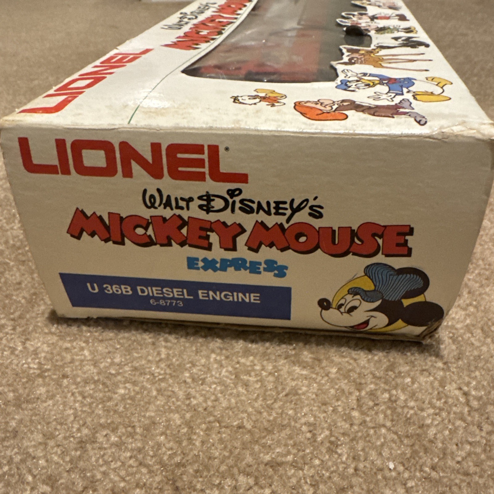Lionel 6-8773 Walt Disney Mickey Mouse Express U 36B Diesel Engine Locomotive