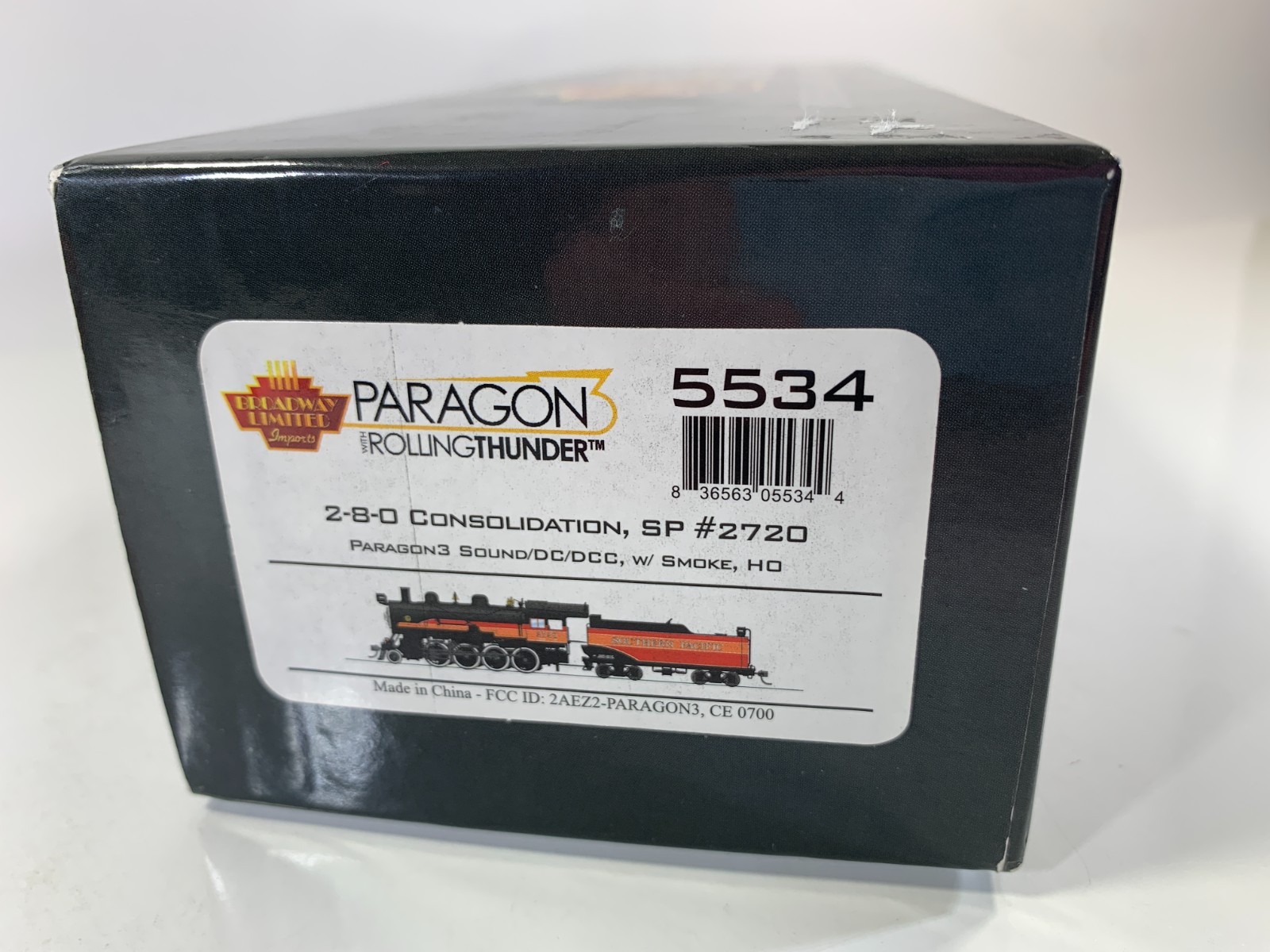 HO Broadway Ltd 5534 SP Consolidation 2-8-0 #2720 -DC/DCC Paragon 3 Sound
