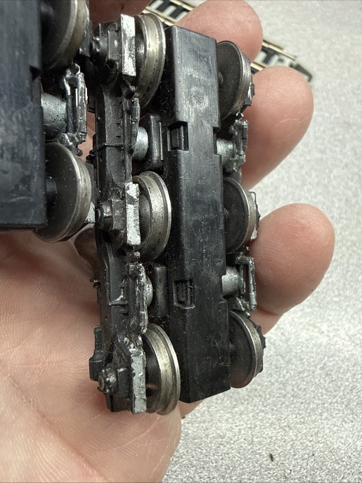 Athearn Ho Sd Power Truck Set Please Look Closely Metal Sides smooth Operation