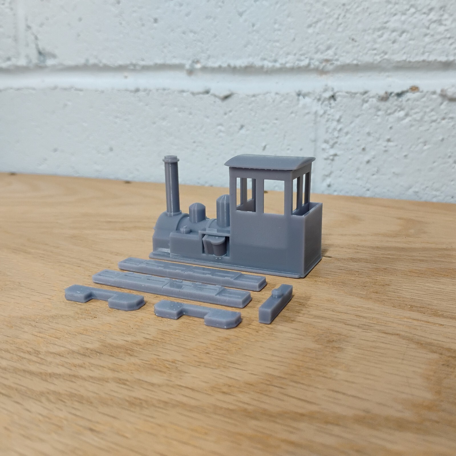 On18 HEISLER LOCO kit #1. For Kato 11-109 chassis. RESIN 3D print.