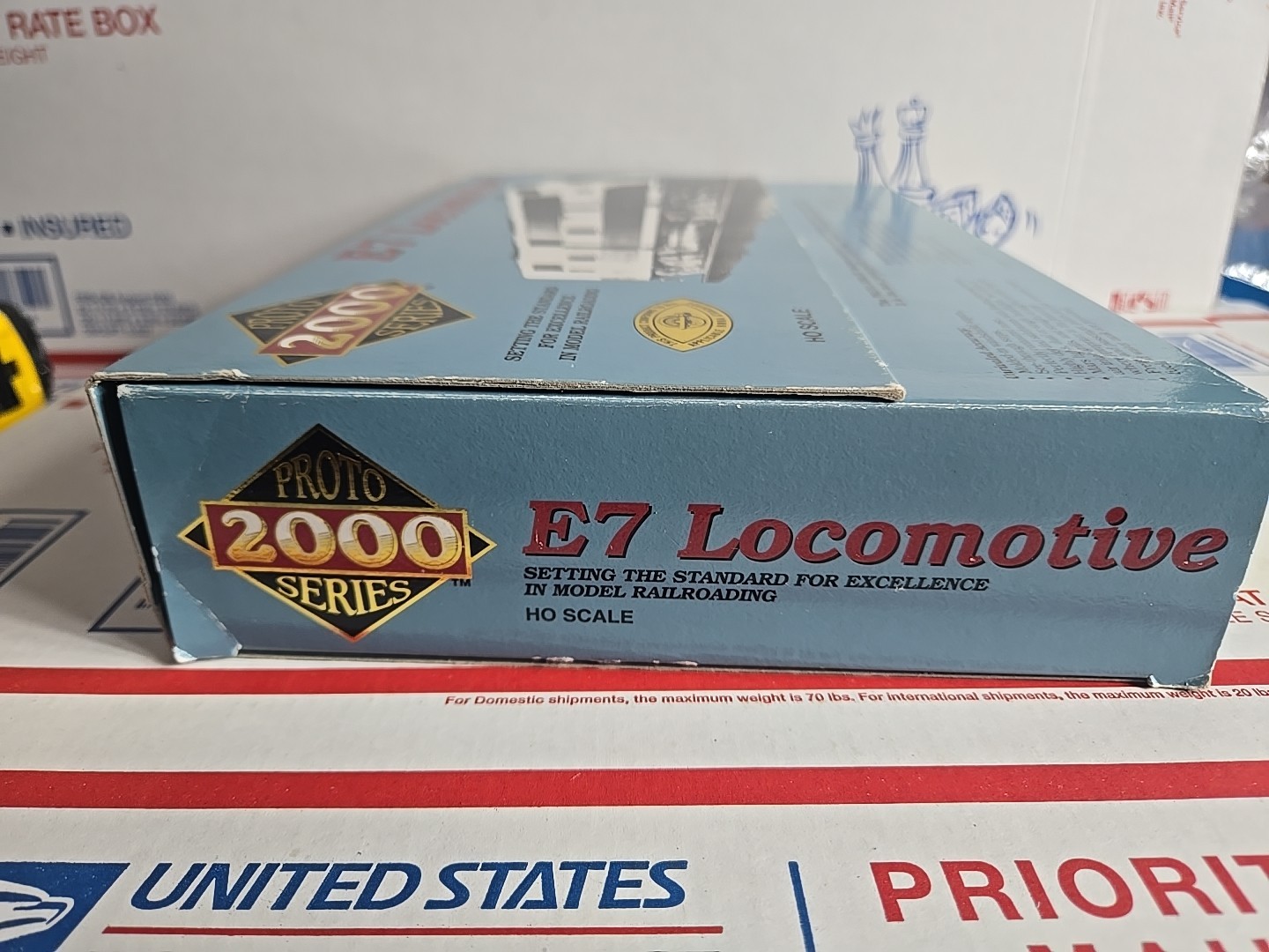 PROTO 2000 HO E7 MILWAUKEE ROAD LOCOMOTIVE #18 A-UNIT w/ Mars Light