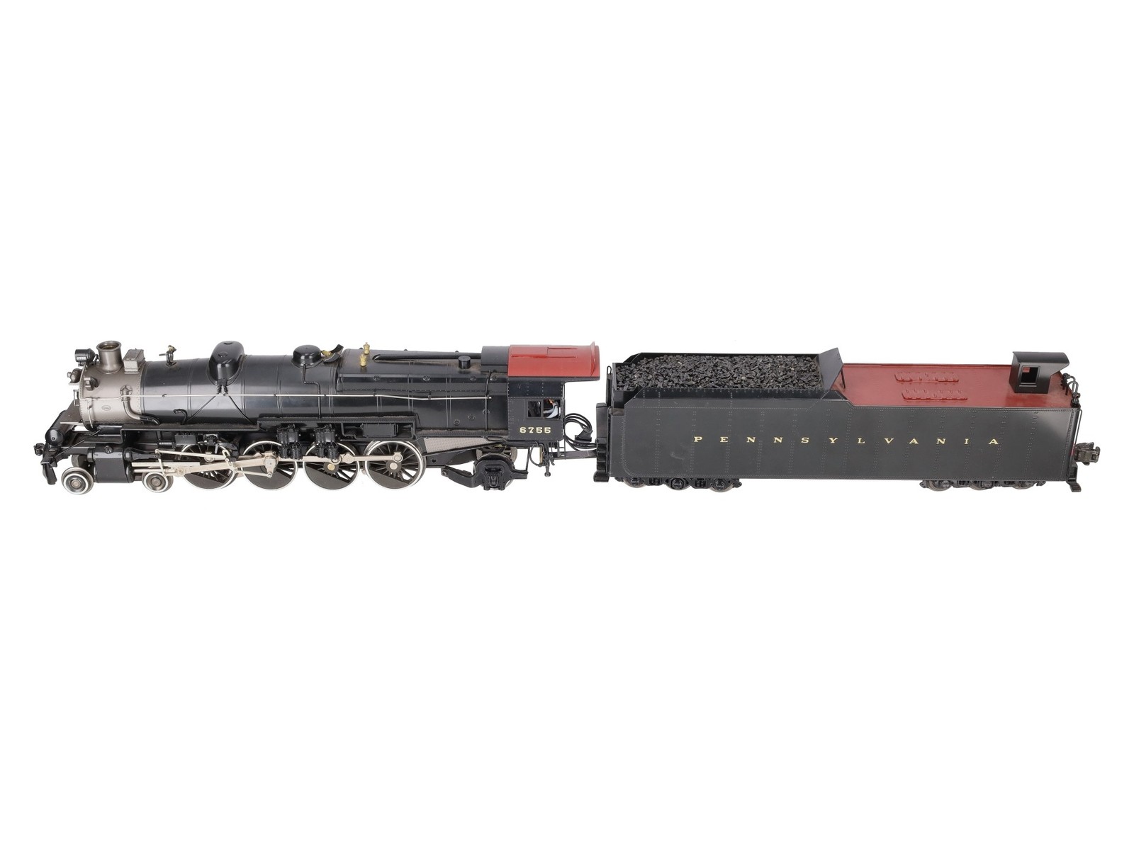 Weaver 6755 BRASS PRR 4-8-2 M1a Mountain Steam Engine & Tender #6755 (3 Rail) EX