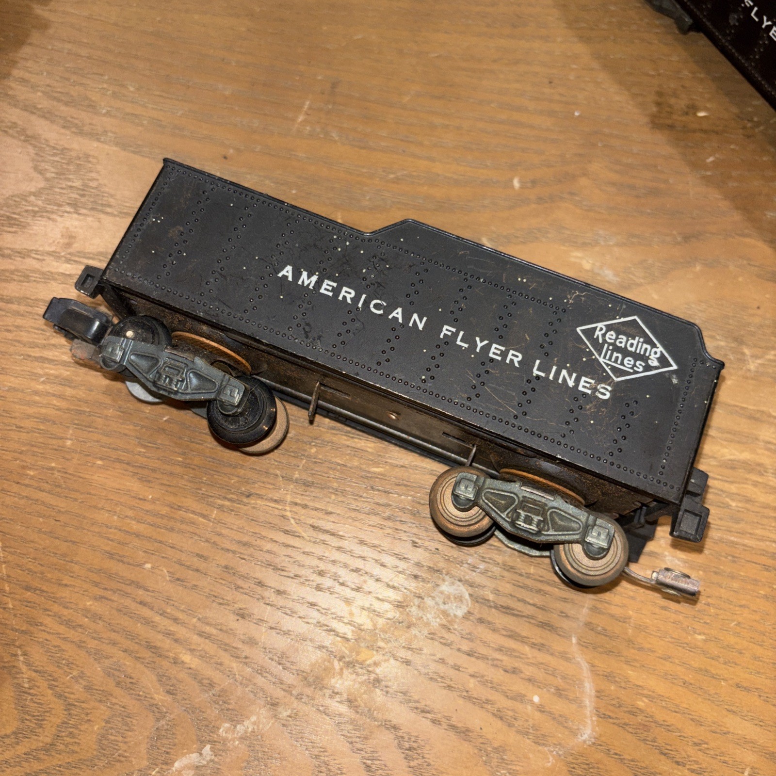 American Flyer Lines Atlantic Reading Lines Plug in Tender Untested As Is