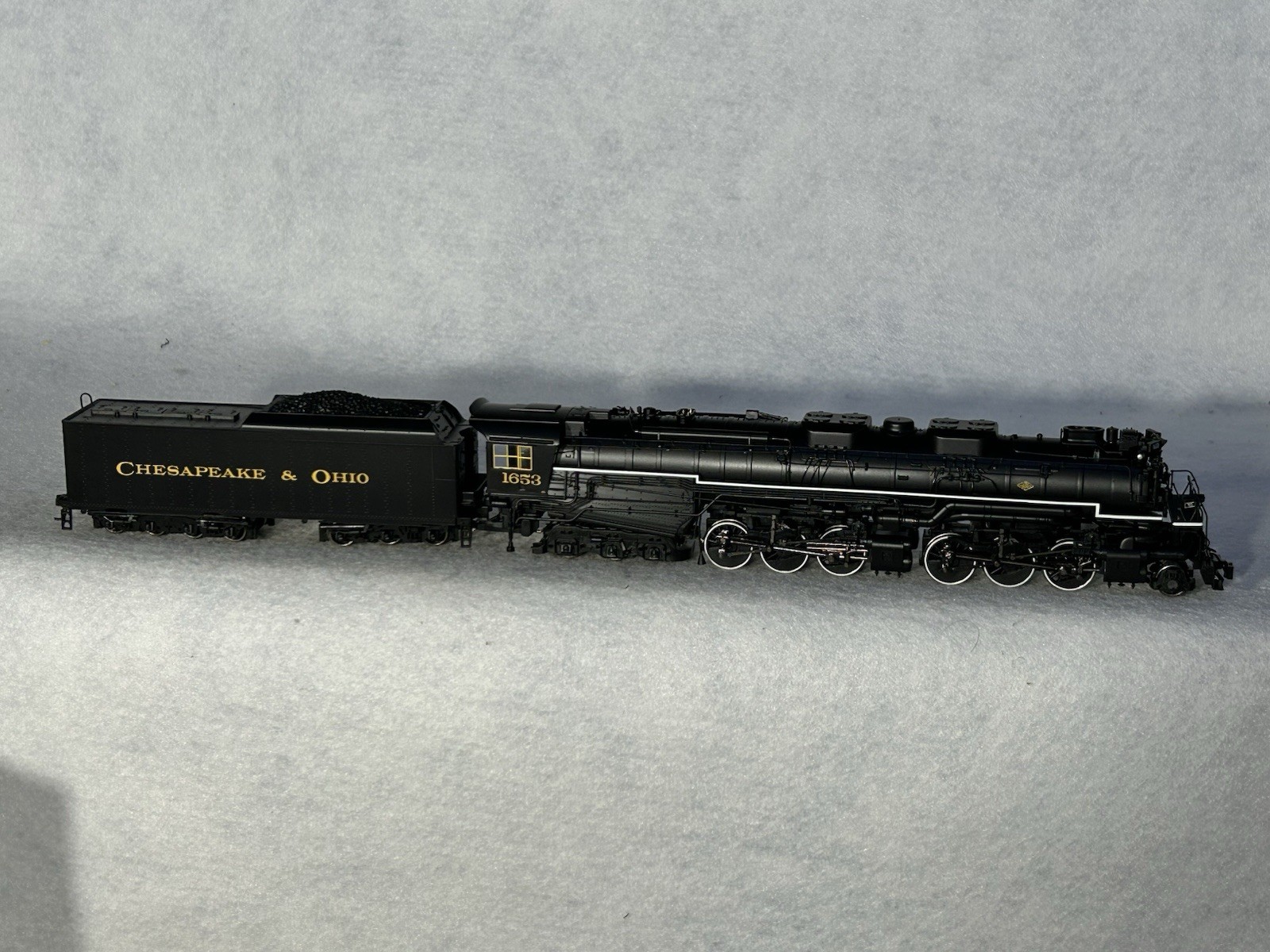Gorgeous Rivarossi Chesapeke & Ohio RR 2-6-6-6 Allegheny Locomotive HO
