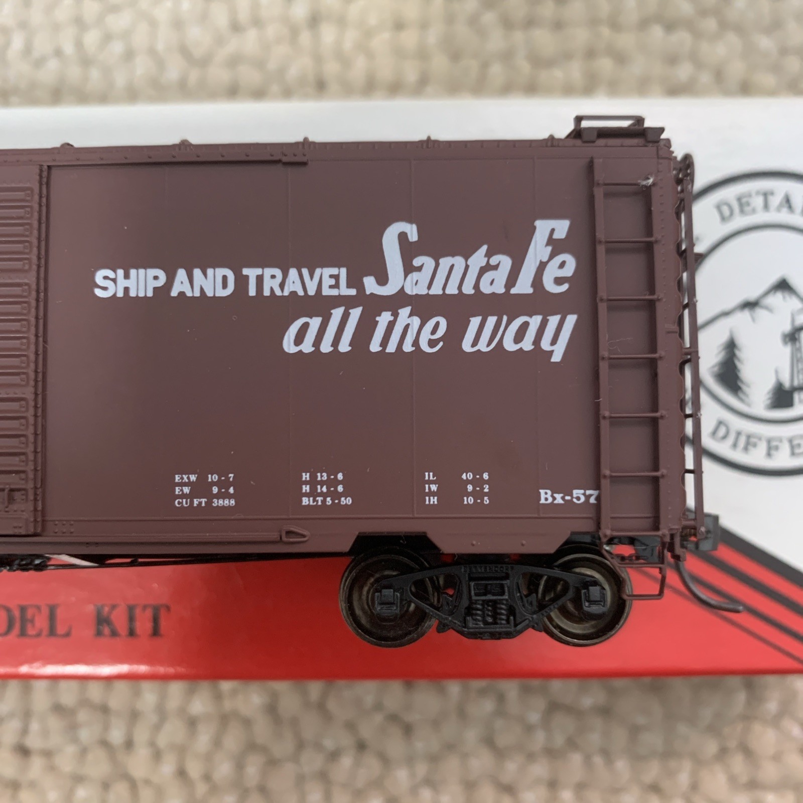 InterMountain Railway HO Santa Fe 40′ PS-1 Boxcar – LN! Assembled 🤩