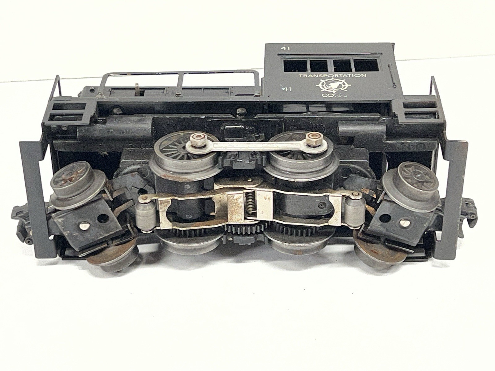 Lionel 41 Diesel Switcher Locomotive U.S. ARMY Gas Turbine Unit Black Runs!