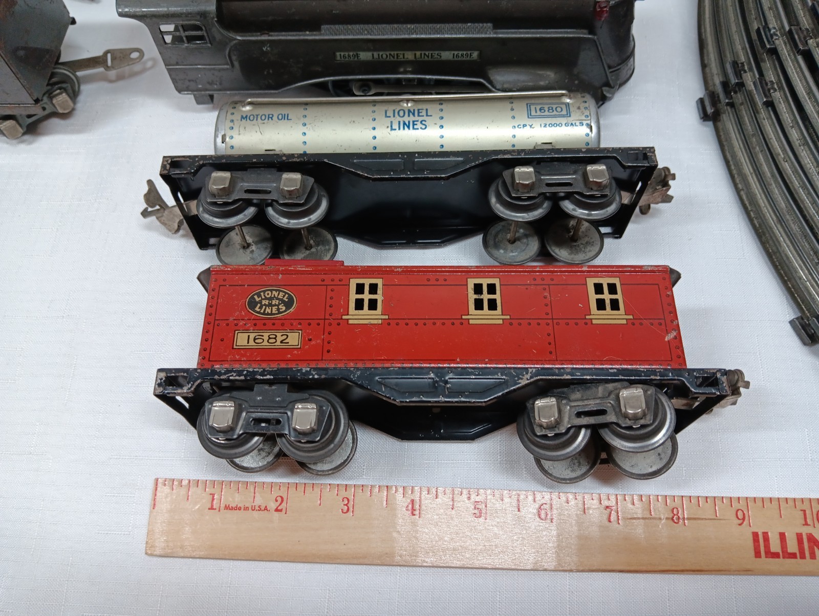 Vtg Lionel Lines 1689E O27 Locomotive and More – Untested See Pics Read Please