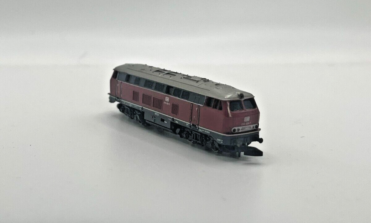 Z Scale Marklin Mini-Club 8875 BR216 LED Lit Locomotive Original Box