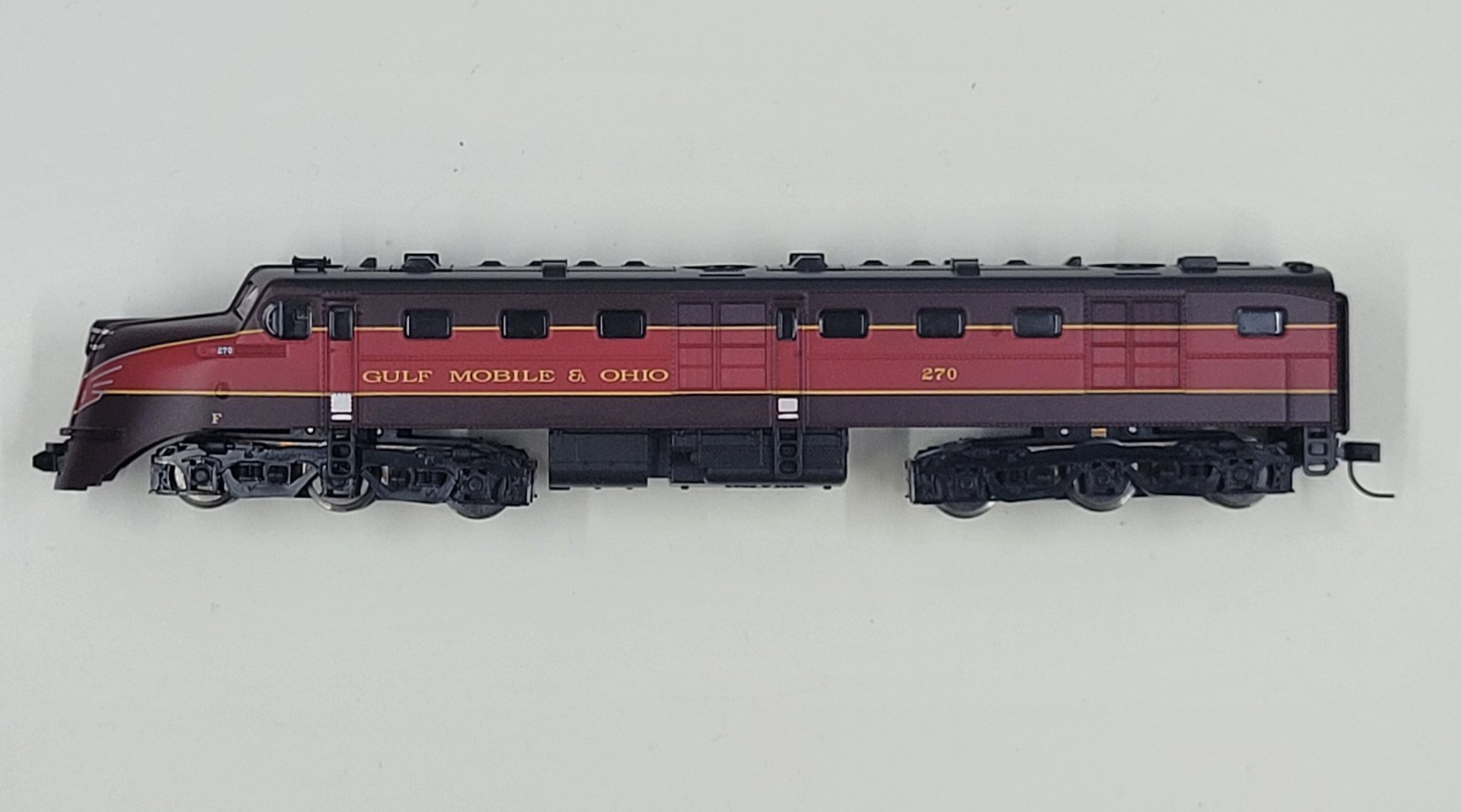 Life Like Walthers 7706 N scale DL109 Gulf Mobile & Ohio #270 Diesel Locomotive