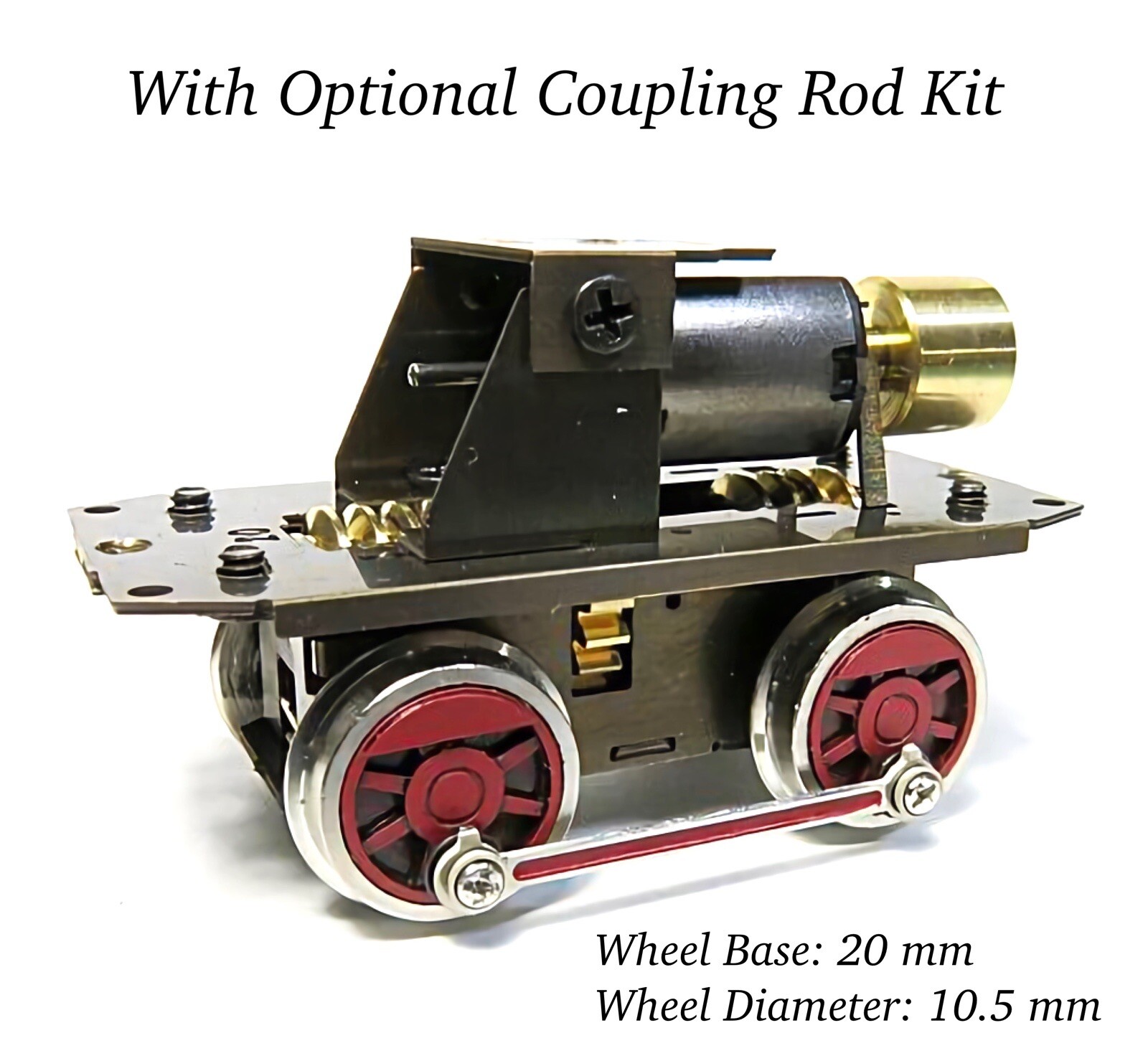 H0/On30/O16.5/Oe Gauge Aru-Model HO-20 Power Drive Chassis w/Rods Kit D10.5mm