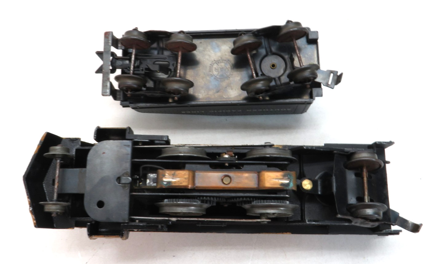 Marx No. 666 Custom Painted 2-4-2 Steam Locomotive & S.P. Tender, O Gauge