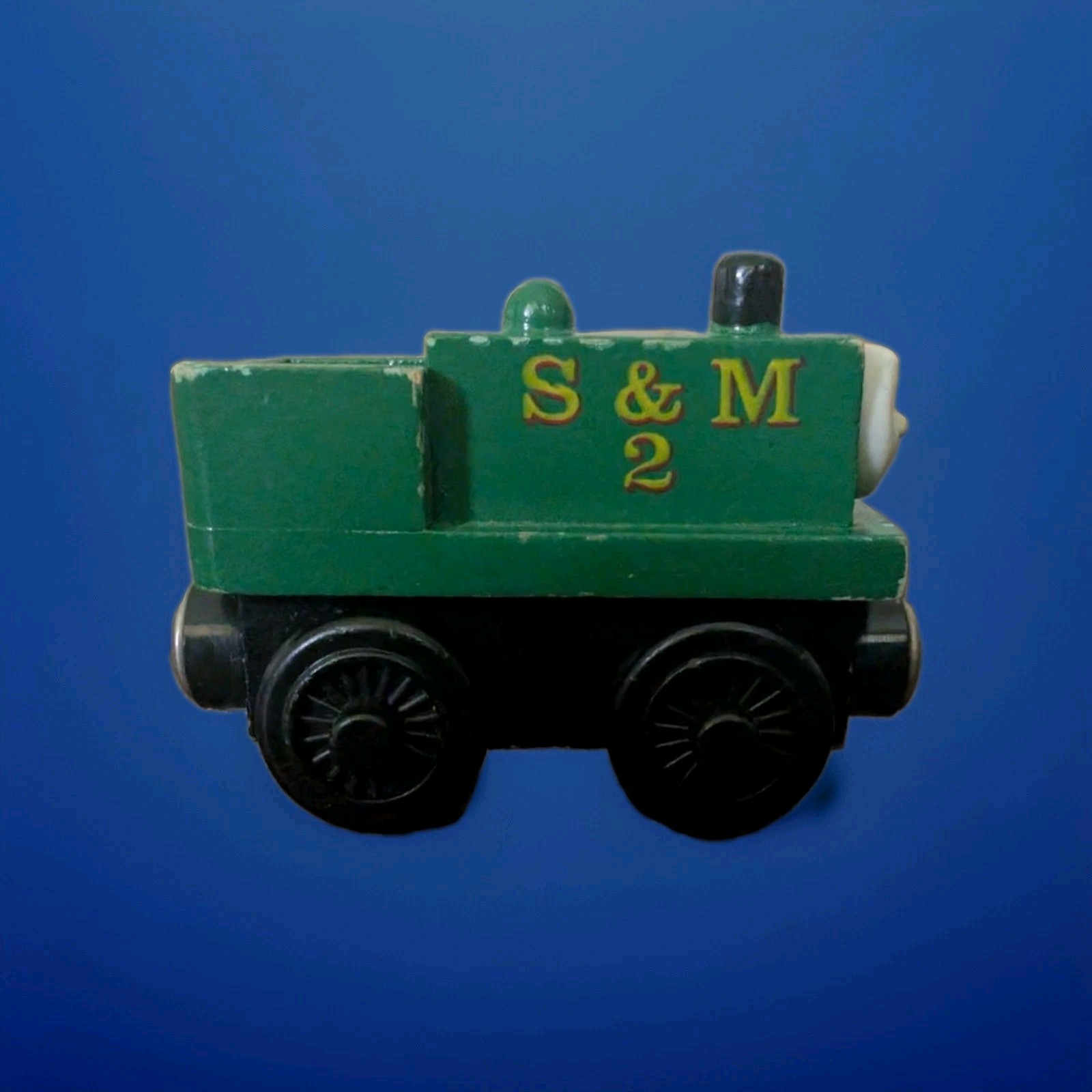 Thomas & Friends Wooden Railway Neil Green S & M 2 Train Engine 1999