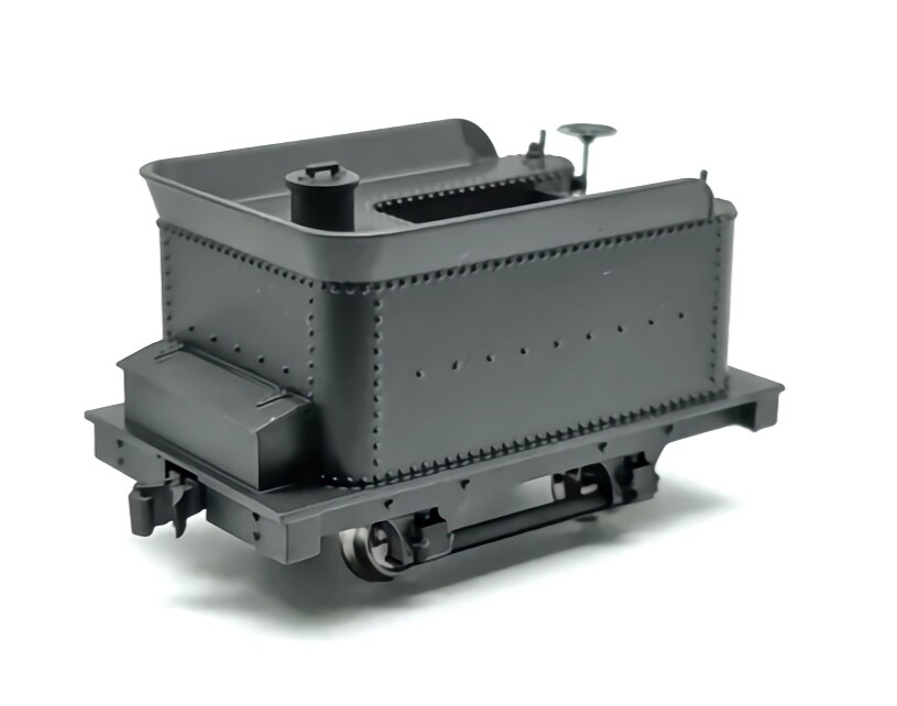 HOn3 Scale Toma 0-4-0 H.K. Porter Steam Locomotive w/Tender Kit Fluted Engine