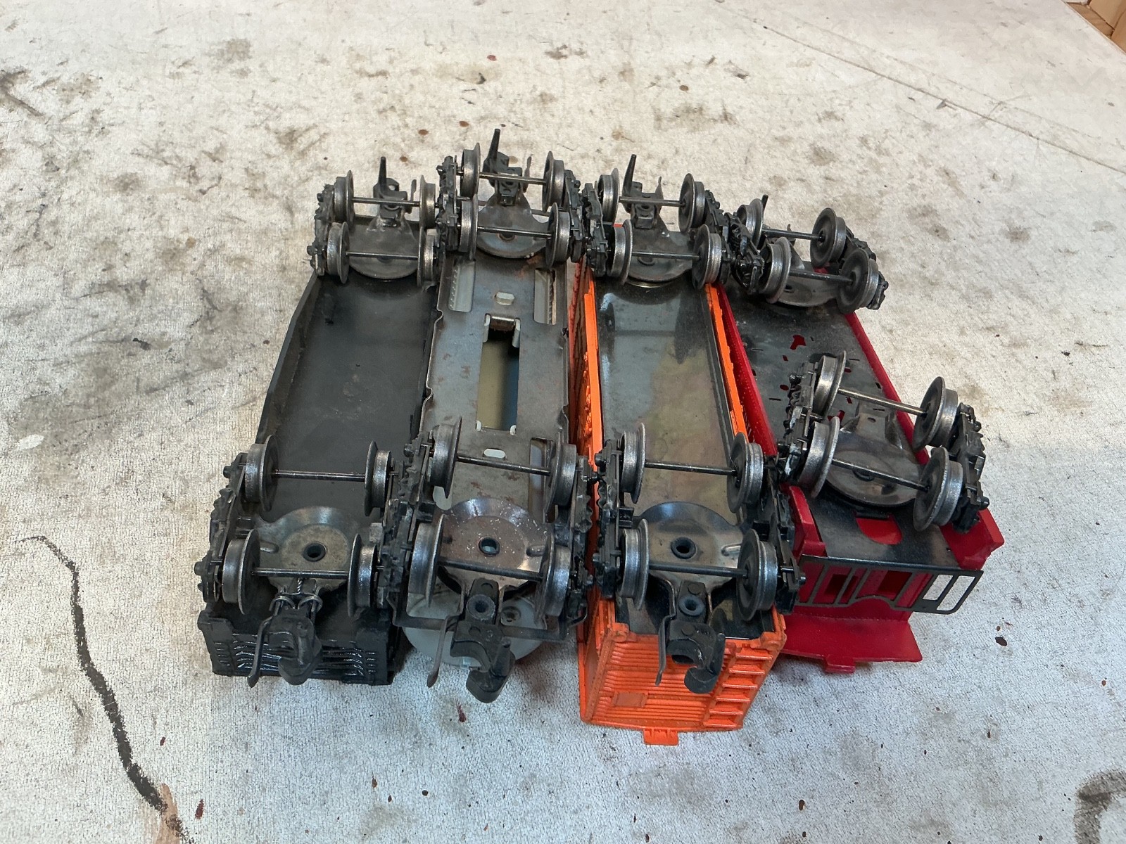 Lionel SETNo. 1117 / Steam Engine 1110 SET. 4 freight cars 027
