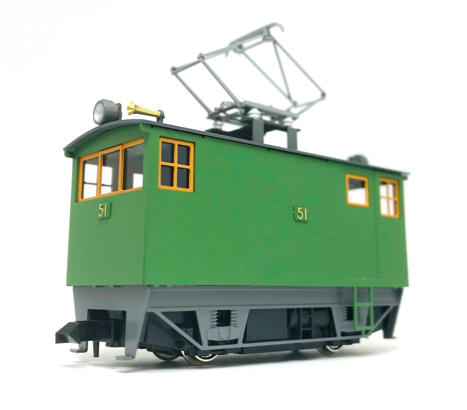 HOn30/HOe Scale Aru-Model Boxcab Freelance Electric Locomotive Kit H0e Gauge 009