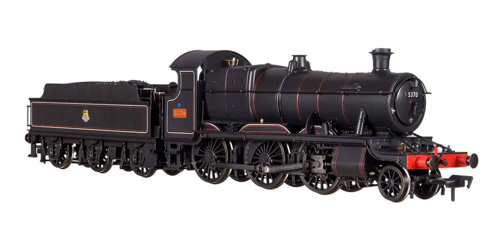 Dapol 4S-043-013D OO Gauge 43xx 2-6-0 Mogul 5370 BR Lined Early Black DCC-Fitted
