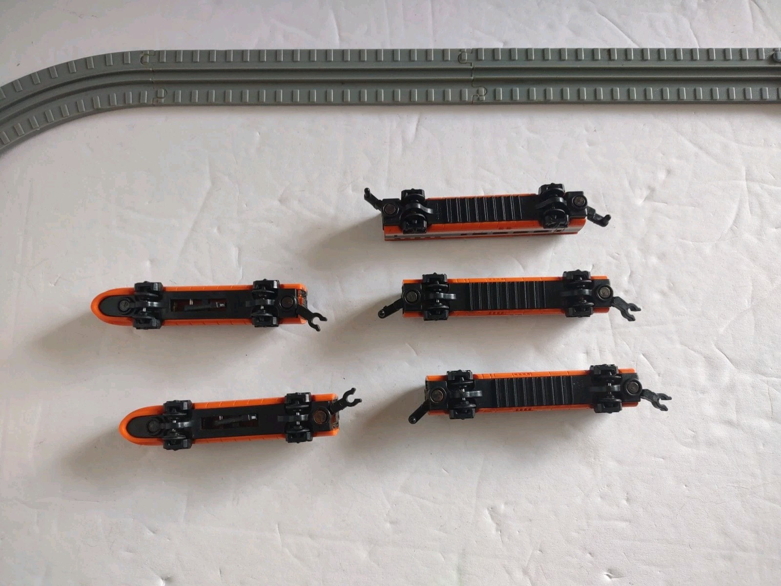 MICRO MACHINES MINIATURE 5 CAR TGV HIGH SPEED BULLET TRAIN PASSENGER ENGINE 1989