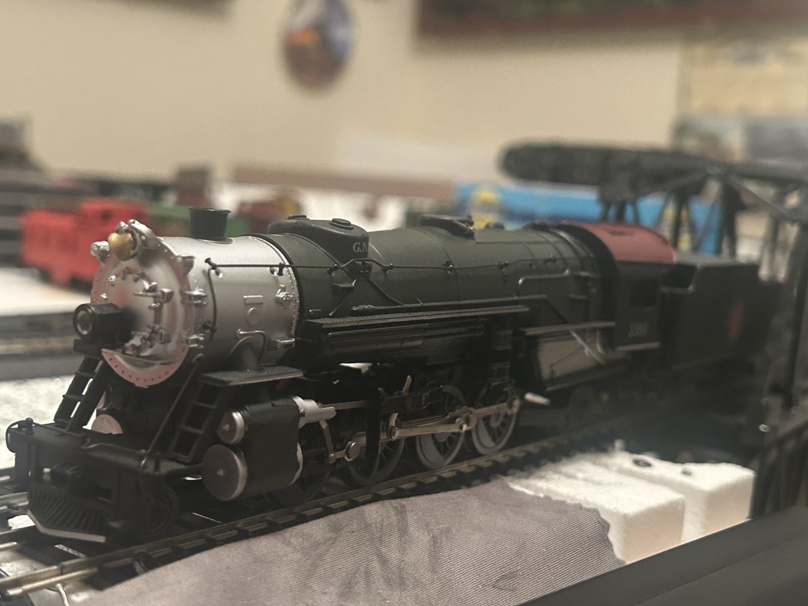RIVAROSSI HO 2-8-2 MIKADO GREAT NORTHERN STEAM LOCOMOTIVE ** DC ** RD# 3380