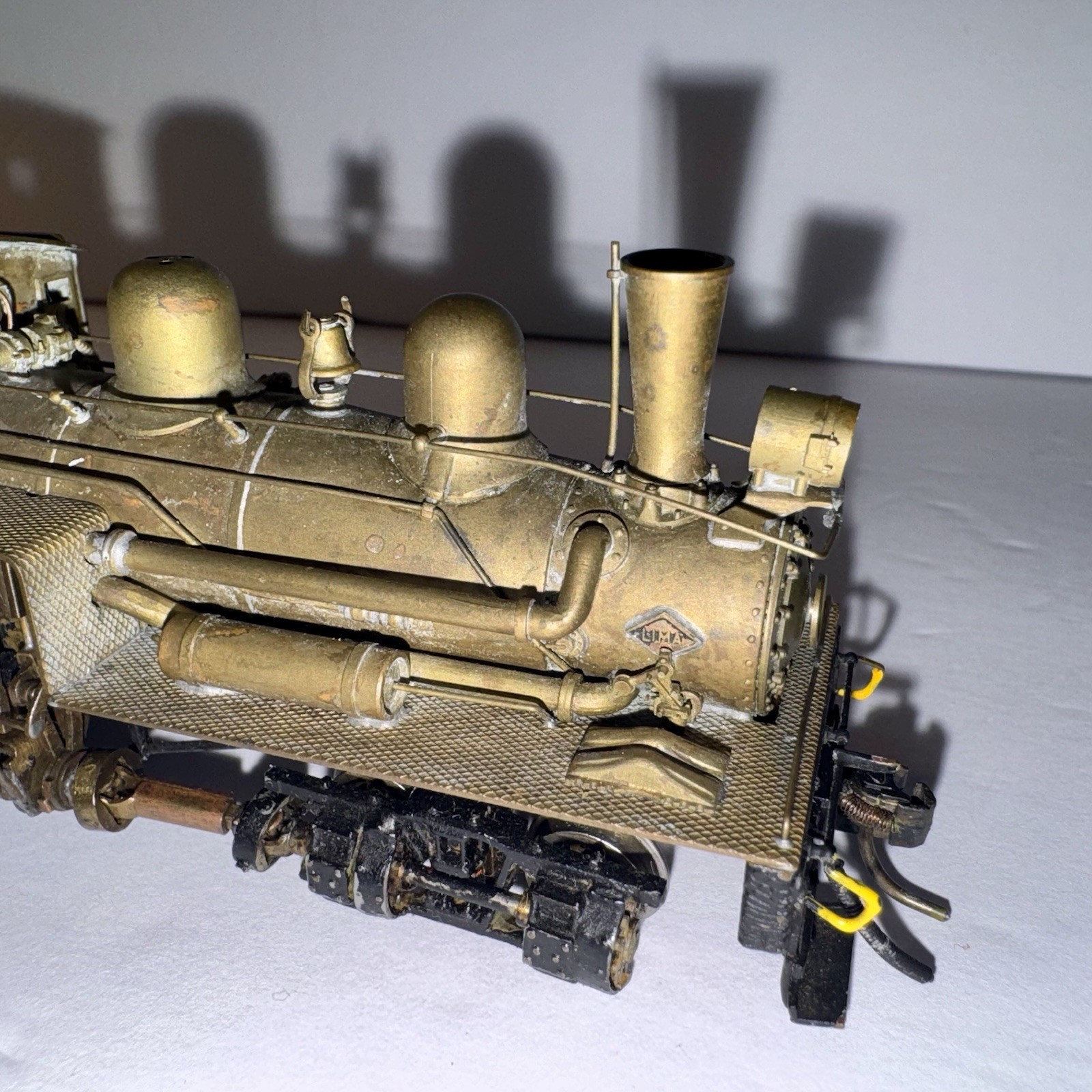 HO UNITED 2-TRUCK SHAY CLASS B GEARED LOGGING LOCOMOTIVE BRASS VINTAGE PFM???