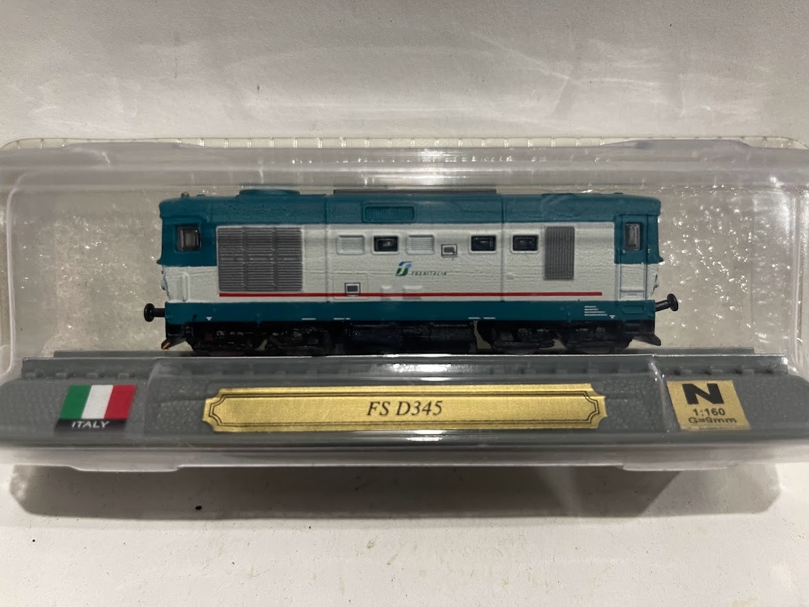 FS D345 Italy 1:160 Railroad locomotive DelPrado 111