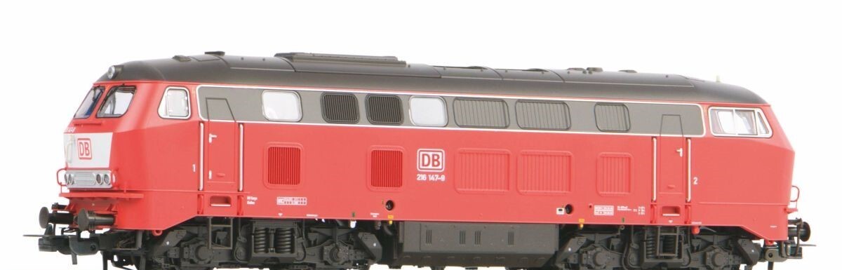 Piko 52413 H0 DCC Sound Diesel Locomotive Br 216 Orient Red DB Ag Epoch 5/6 Nip