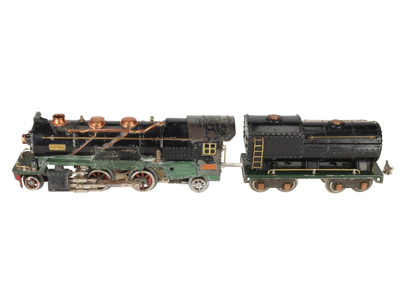 Lionel 260E Vintage O Prewar 2-4-2 Tinplate Steam Locomotive w/ 260T Tender