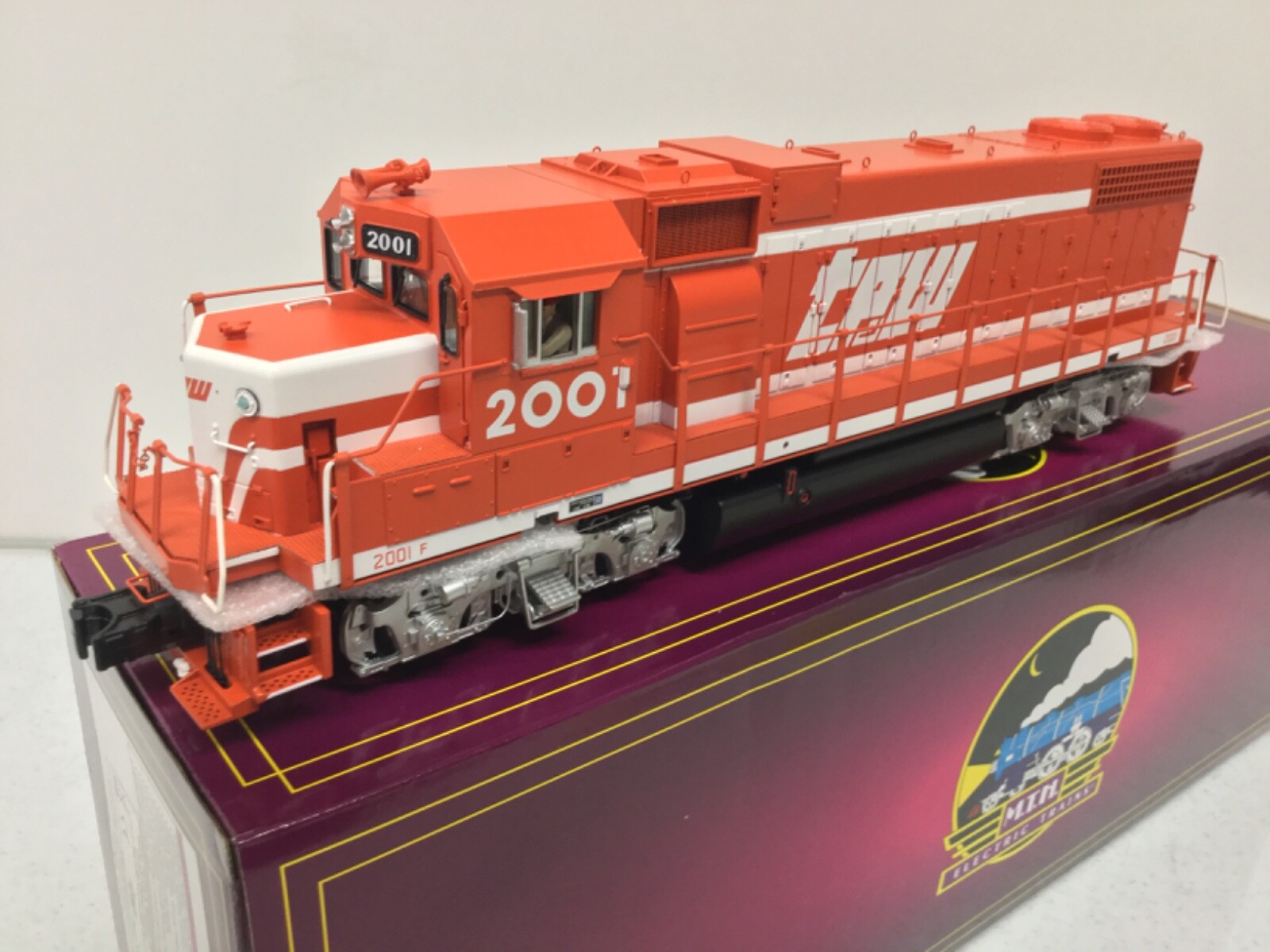 MTH 20-21224-1 Toledo, Peoria & Western GP38-2 Diesel w/PS3 3 Rail O Scale NIB