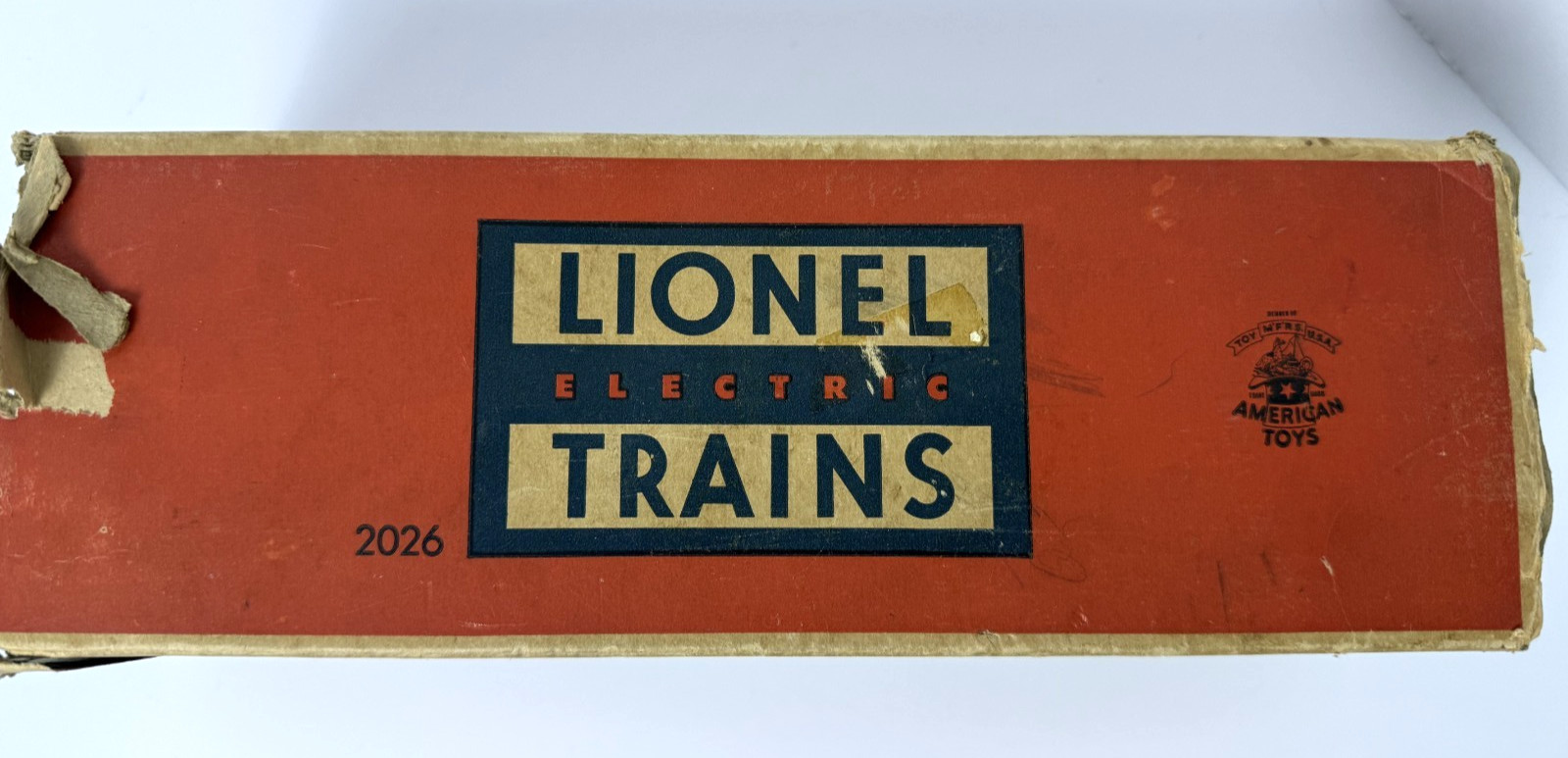 1948 Lionel #2026 Steam Locomotive & 6466W Whistle Tender w/Orig Boxes UNTESTED