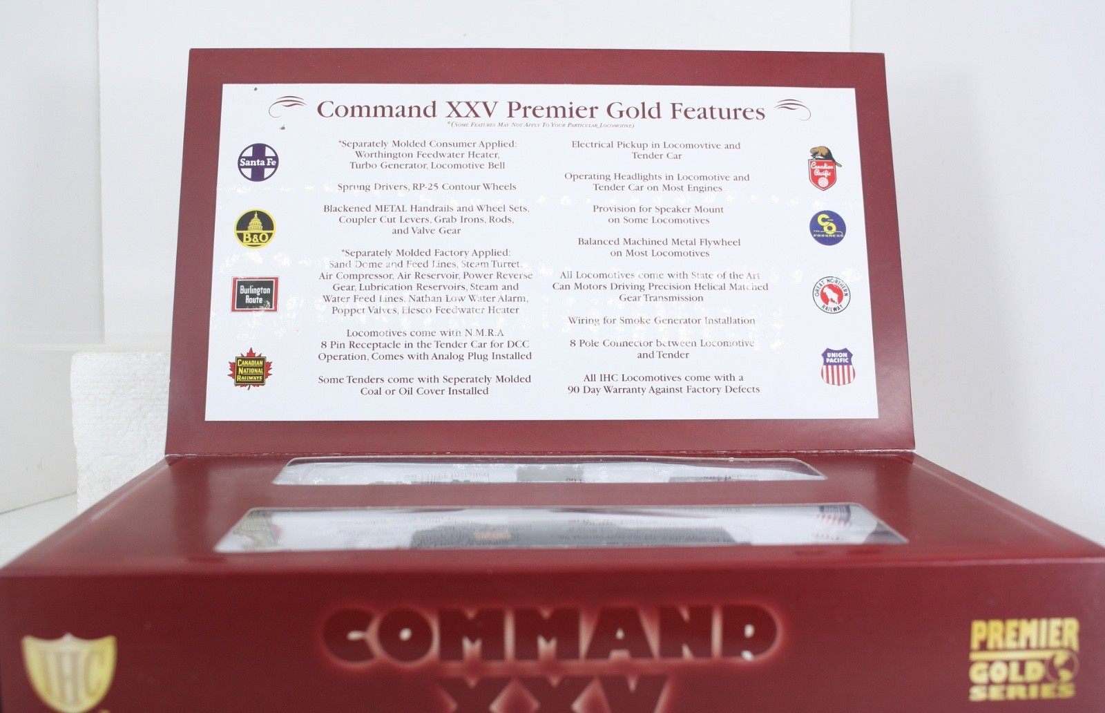 HO Scale IHC Premier 27009 Canadian National 2-8-2 Mikado Command XXV CN 5125